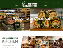 Tablet Screenshot of organicanaturalfoods.com